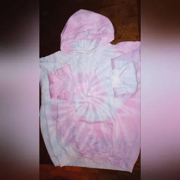 Comfy Dreamsicle Tie Dye Hoodie - Picture 2 of 7